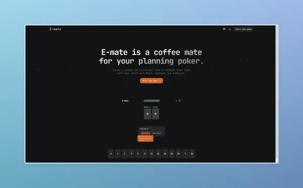 screenshot of E-Mate